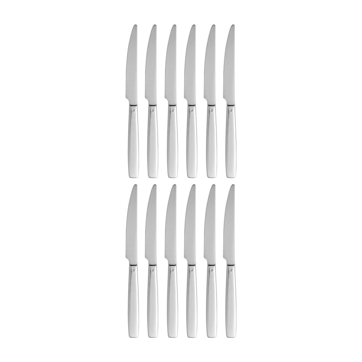 Astoria 9.75"  Silver Brushed Stainless Steel Dinner Knife Mono 18/10 (Set of 12)