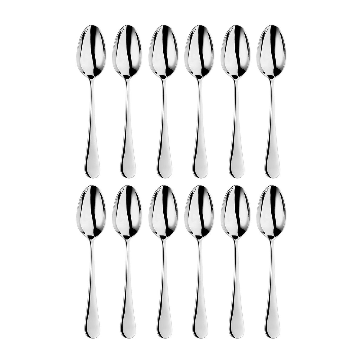 Arcade 8.25"  Silver Stainless Steel Serving Spoon 18/10 (Set of 12)