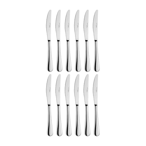 Arcade 9.25"  Silver Stainless Steel Dinner Knife Mono 18/10 (Set of 12)
