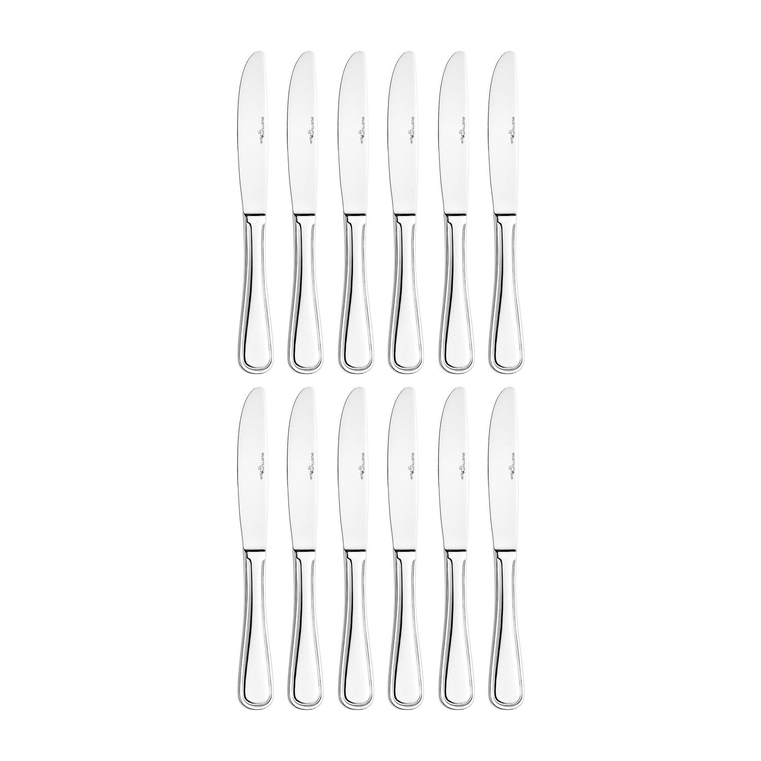 Anser 9.25"  Silver Stainless Steel Dinner Knife Mono 18/10 (Set of 12)