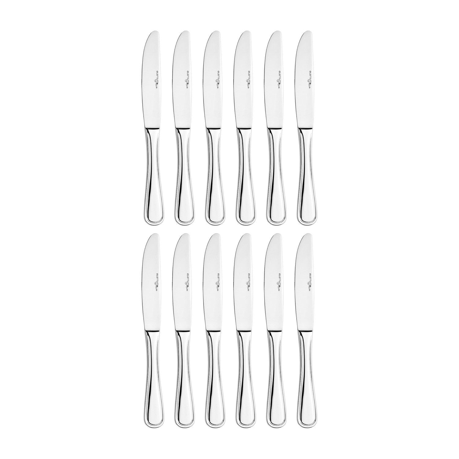 Anser 8.5"  Silver Stainless Steel Dessert Knife Mono 18/10 (Set of 12)