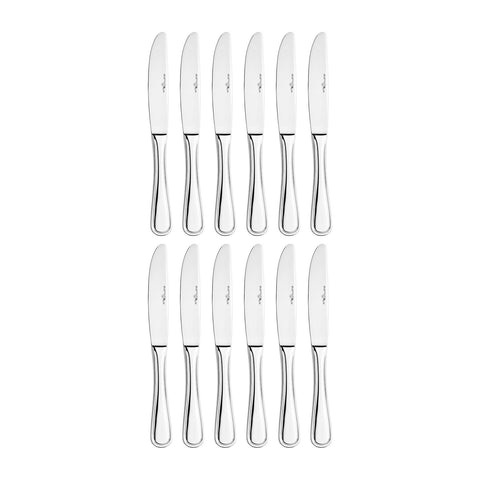 Anser 8.5"  Silver Stainless Steel Dessert Knife Mono 18/10 (Set of 12)