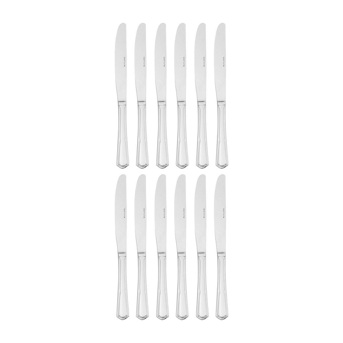 Ingres 9.25"  Silver Stainless Steel Dinner Knife Mono 18/0 (Set of 12)