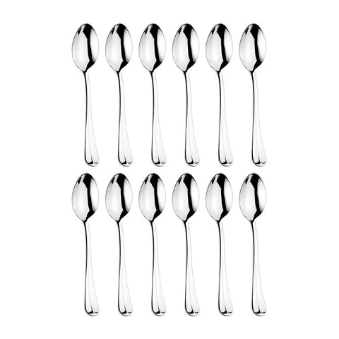Baguette LM 4.5"  Silver Stainless Steel A.D. Coffee Spoon 18/10 (Set of 12)