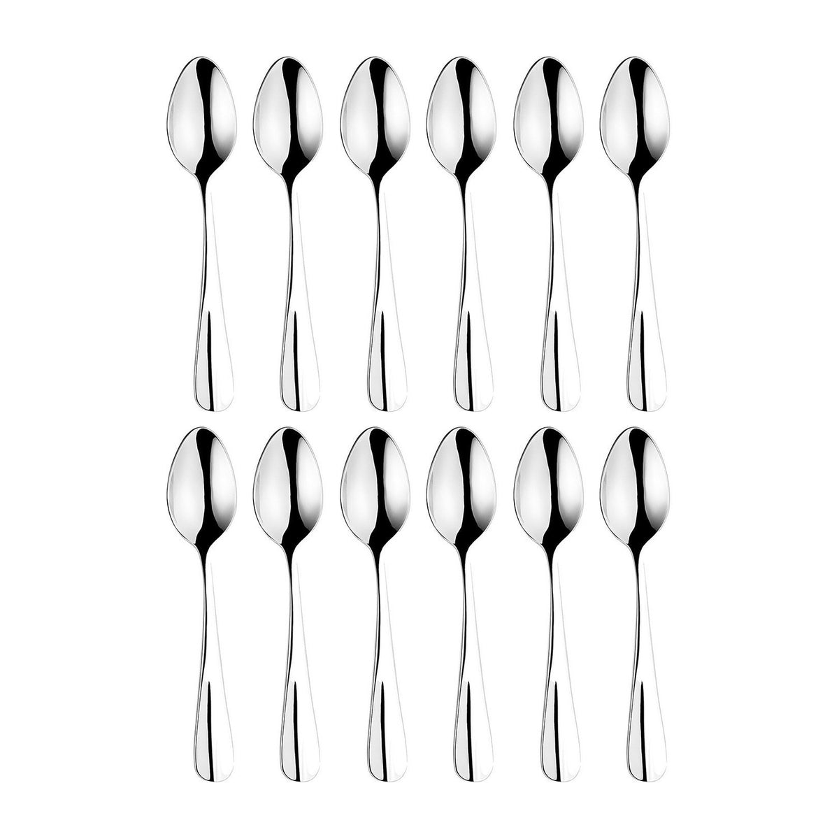 Baguette LM 5.5"  Silver Stainless Steel Teaspoon 18/10 (Set of 12)