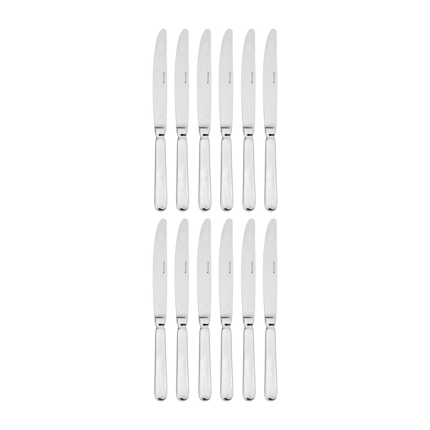 Eco Baguette 8.25"  Silver Stainless Steel Dessert Knife Mono 18/0 (Set of 12)