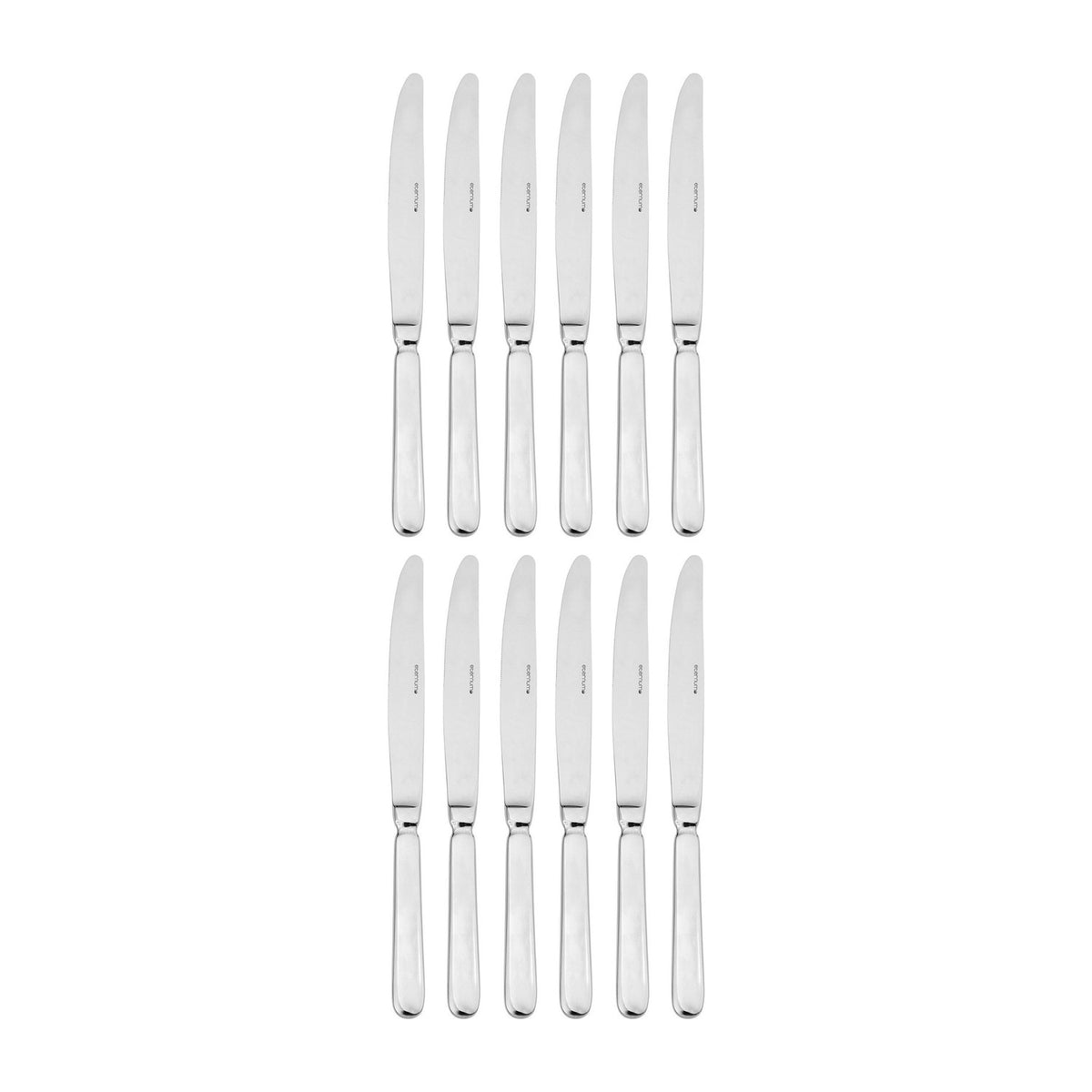 Eco Baguette 8.25"  Silver Stainless Steel Dessert Knife Mono 18/0 (Set of 12)