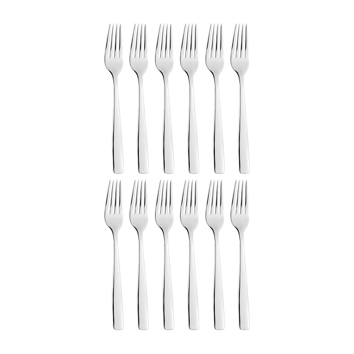 Atlantis 7.25"  Silver Stainless Steel Dessert Fork 18/10 (Set of 12)