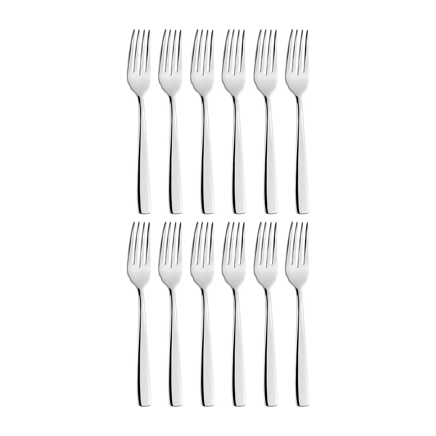 Atlantis 7.5"  Silver Stainless Steel Fish Fork 18/10 (Set of 12)