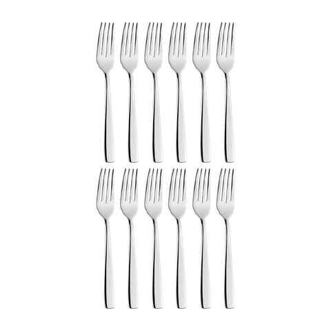 Atlantis 7.5"  Silver Stainless Steel Fish Fork 18/10 (Set of 12)