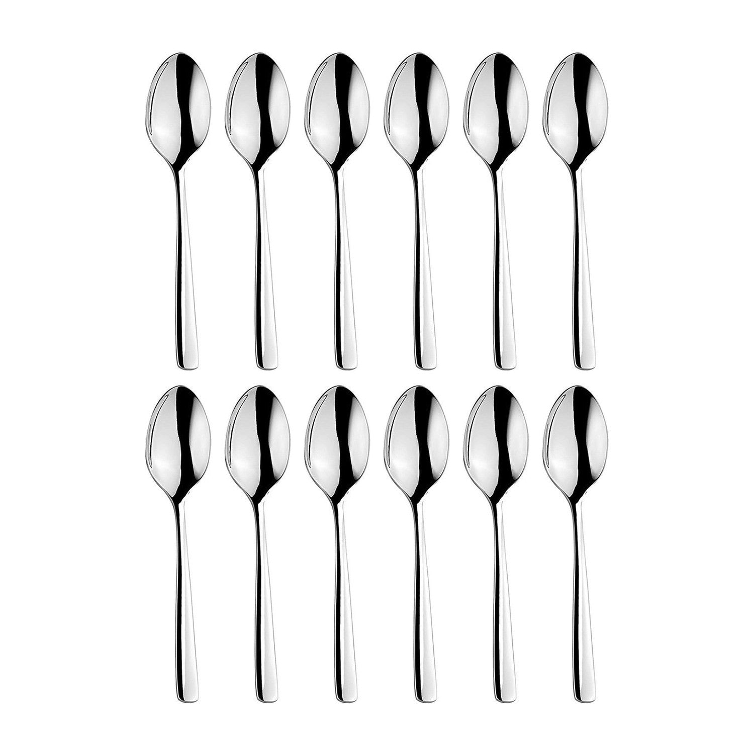 Atlantis 4.5"  Silver Stainless Steel A.D. Coffee Spoon 18/10 (Set of 12)