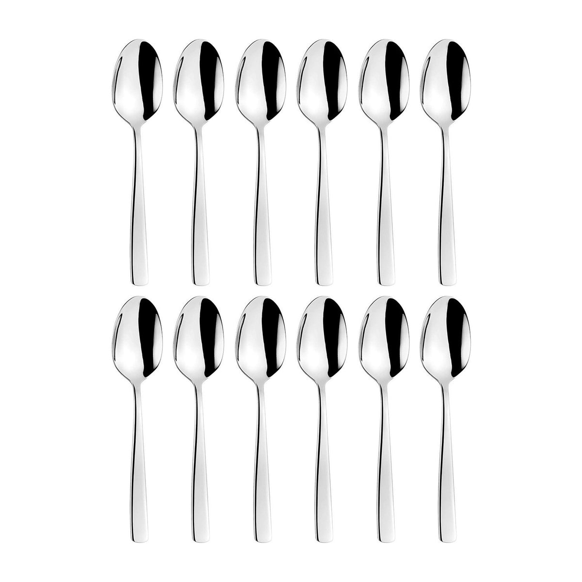 Atlantis 5.75"  Silver Stainless Steel Teaspoon 18/10 (Set of 12)