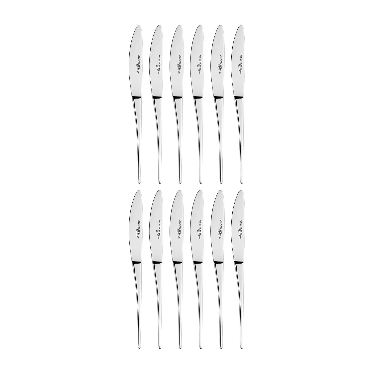 Atlantis 6.5"  Silver Stainless Steel Butter/Fruit Knife 18/10 (Set of 12)