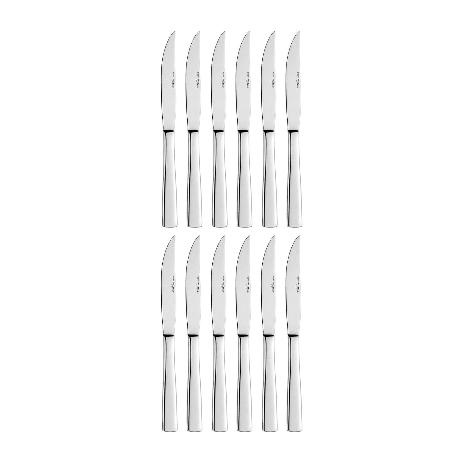 Atlantis 9.25"  Silver Stainless Steel Steak Knife 18/10 (Set of 12)
