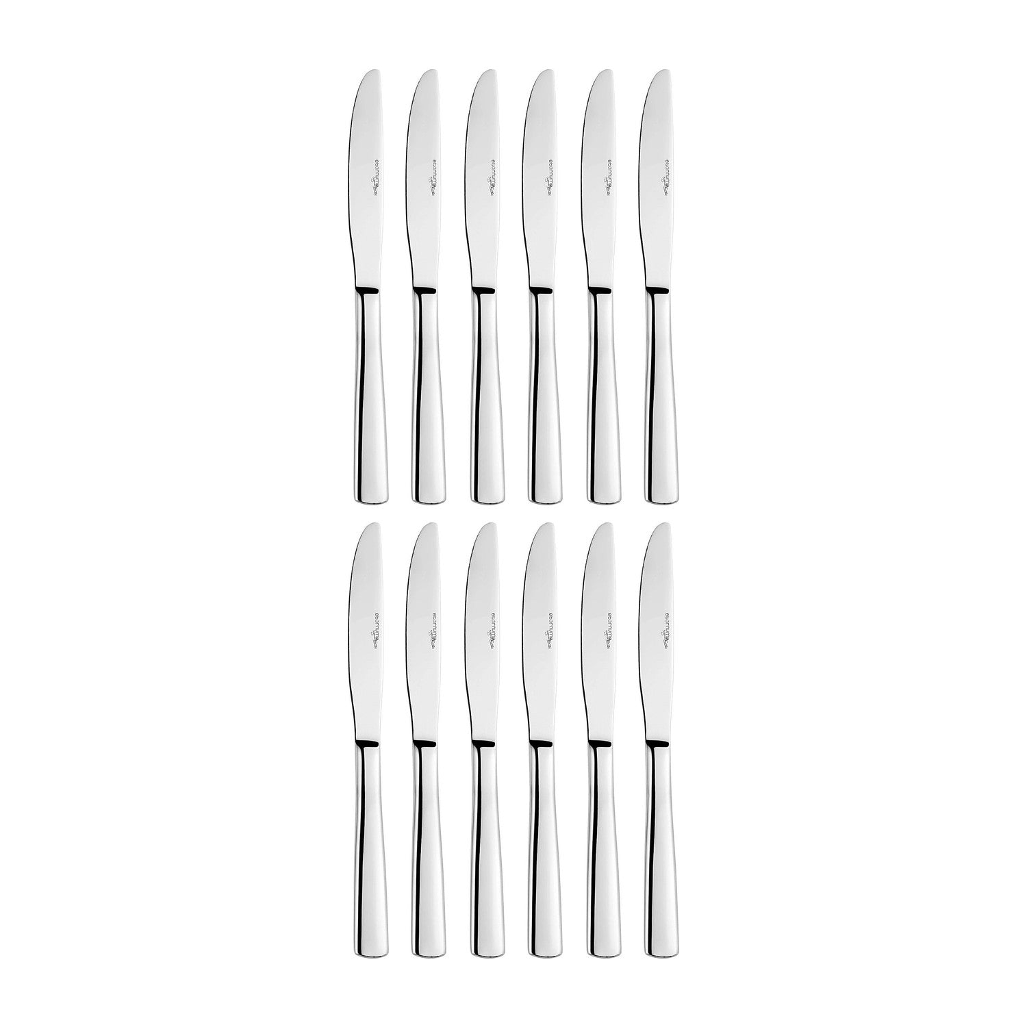 Atlantis 9.25"  Silver Stainless Steel Dinner Knife Mono 18/10 (Set of 12)