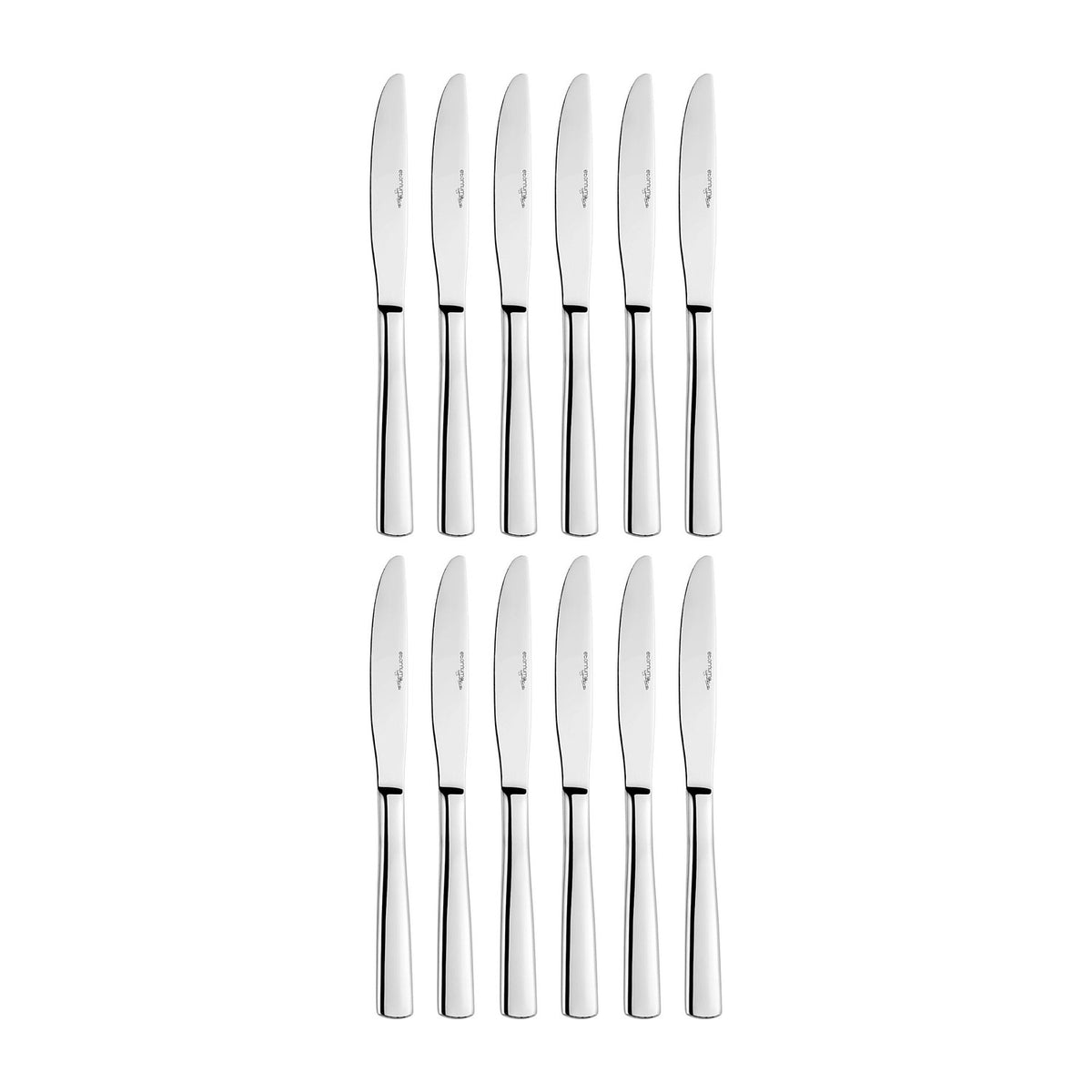 Atlantis 9.25"  Silver Stainless Steel Dinner Knife Mono 18/10 (Set of 12)