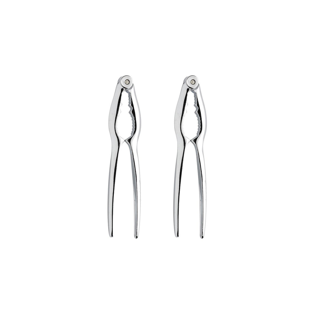 Flatware Accessories 6.25"  Silver Stainless Steel Metal Crab Pince (Set of 2)