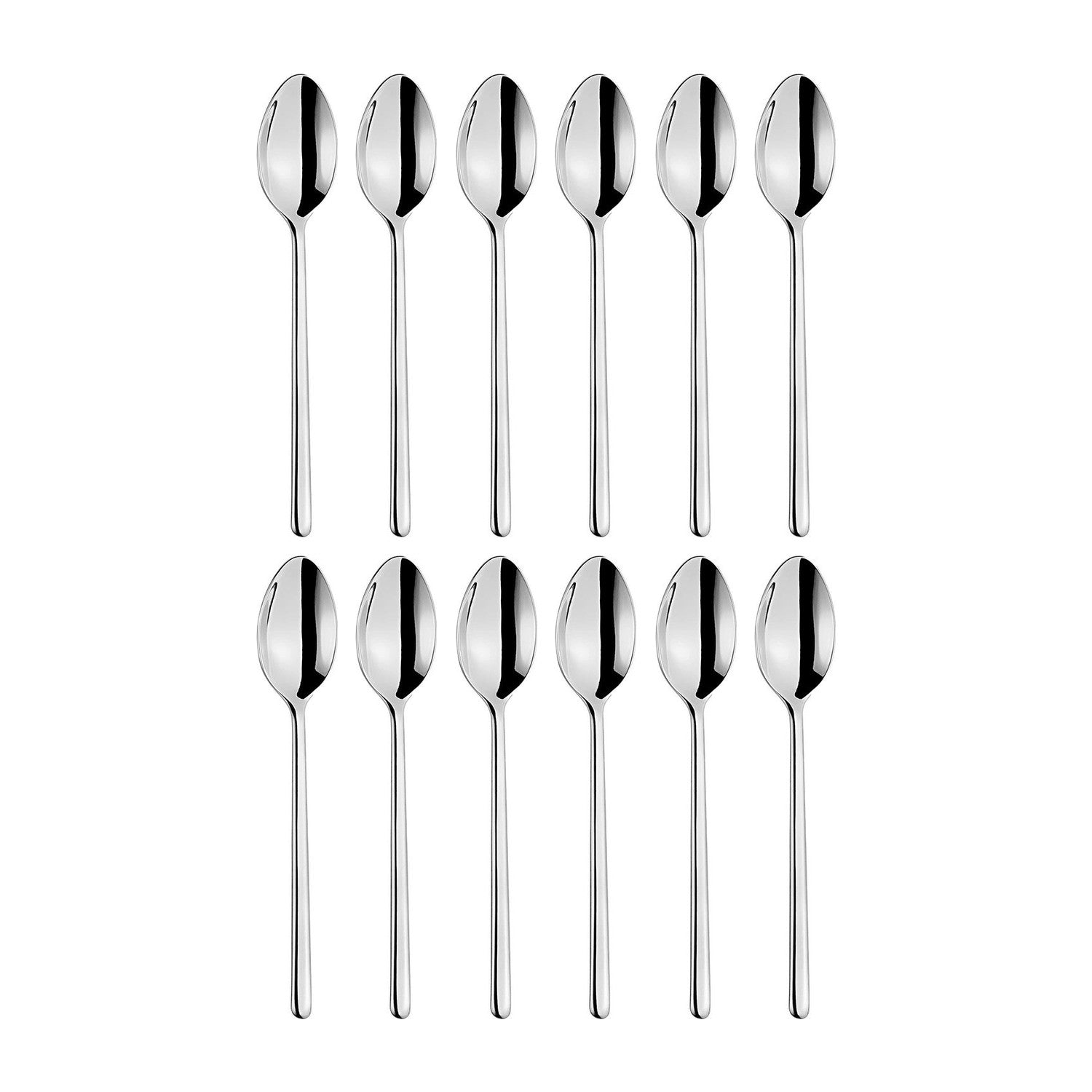 X-Lo 5.75"  Silver Stainless Steel Teaspoon 18/10 (Set of 12)