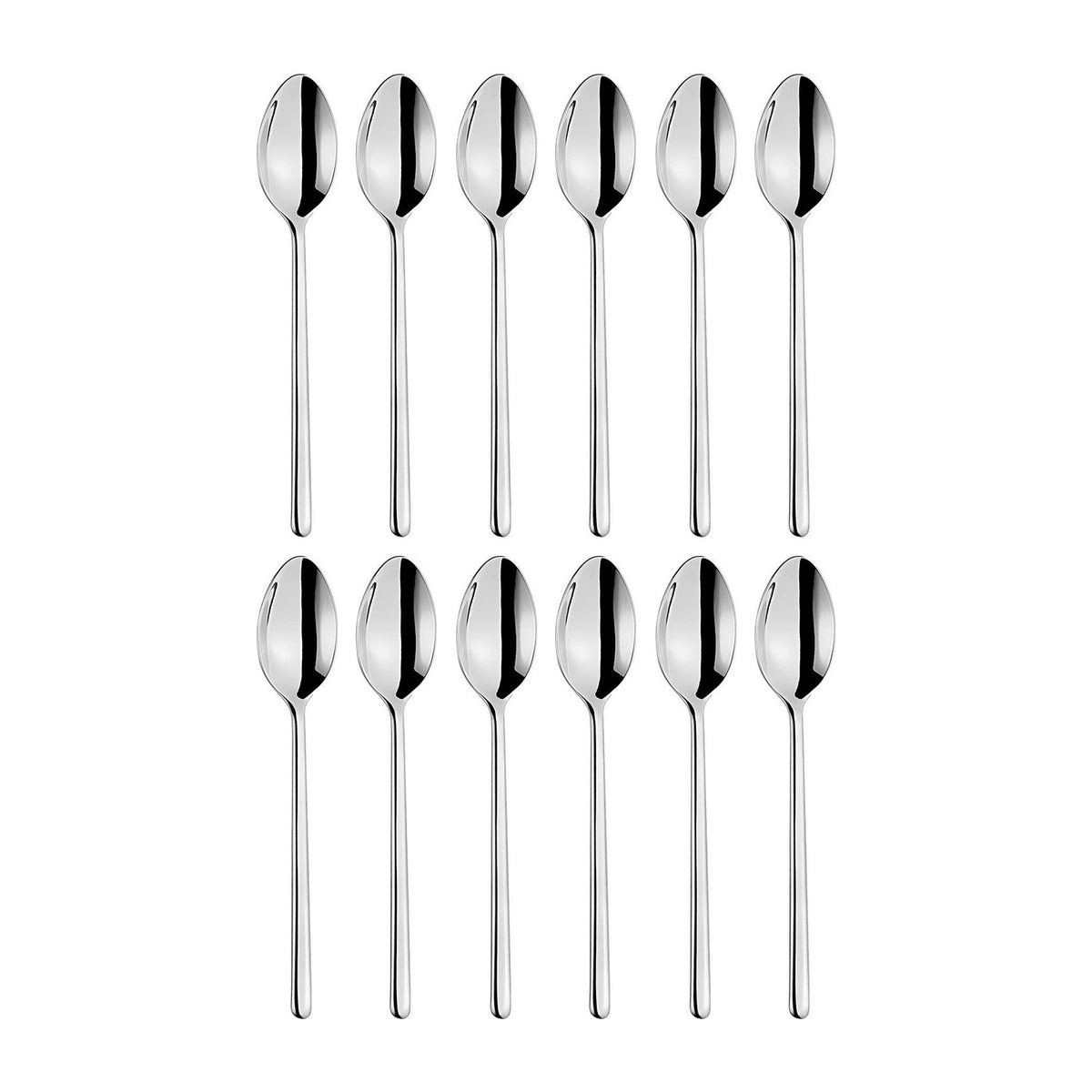 X-Lo 5.75"  Silver Stainless Steel Teaspoon 18/10 (Set of 12)