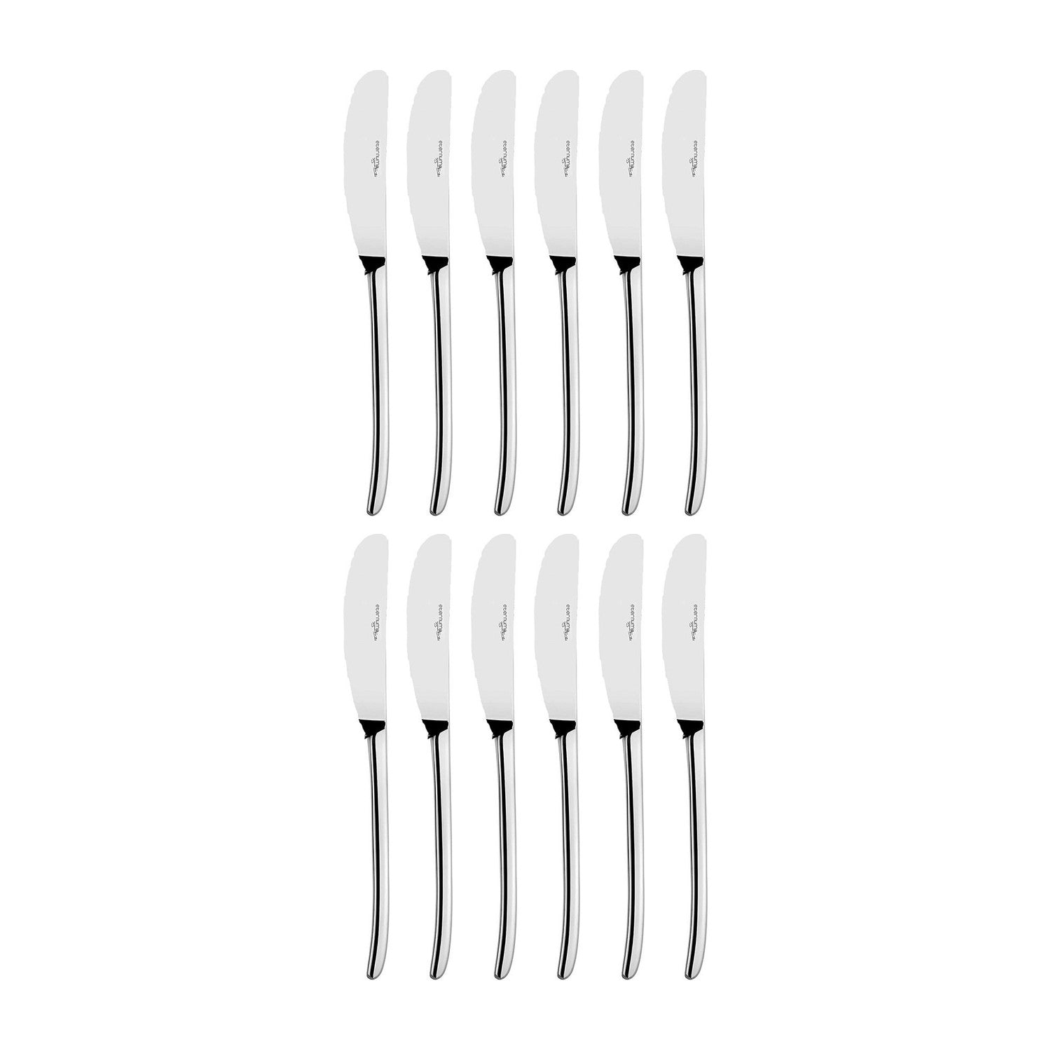 X-Lo 6.5"  Silver Stainless Steel Butter/Fruit Knife 18/10 (Set of 12)