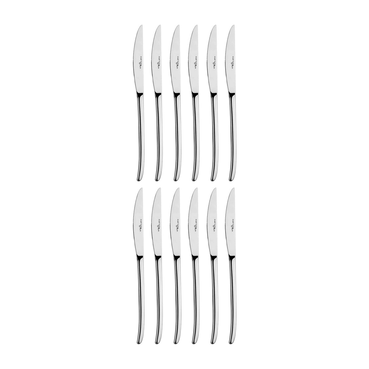 X-Lo 8.5"  Silver Stainless Steel Dessert Knife Mono 18/10 (Set of 12)