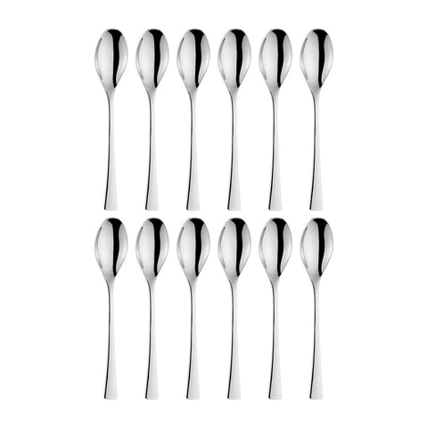 Curve 5.5"  Silver Stainless Steel Teaspoon 18/10 (Set of 12)