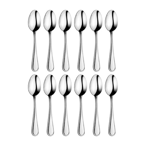 Opera 5.75"  Silver Stainless Steel Teaspoon 18/0 (Set of 12)