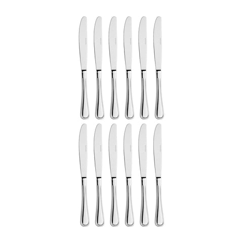 Opera 9.5"  Silver Stainless Steel Dinner Knife Mono 18/0 (Set of 12)