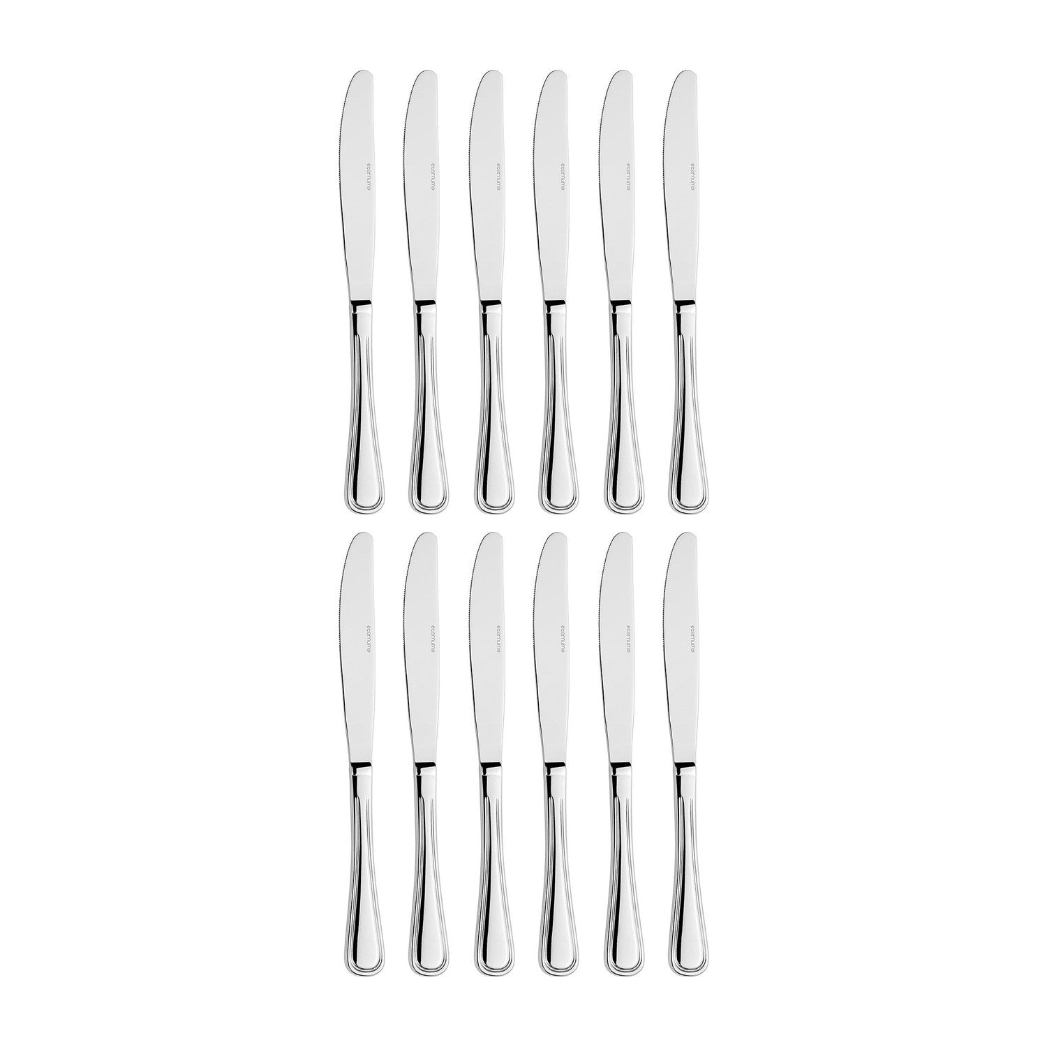 Opera 8"  Silver Stainless Steel Dessert knife 18/0 (Set of 12)