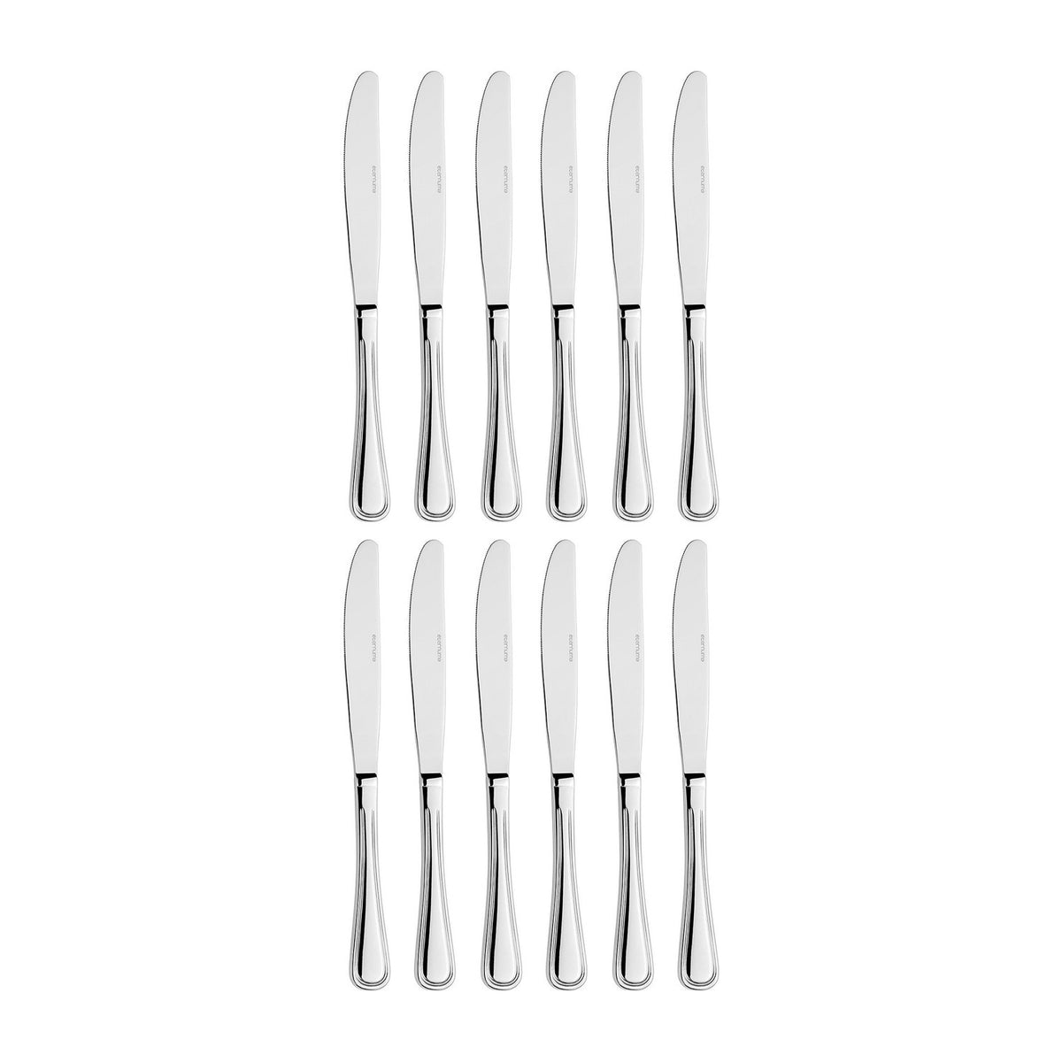 Opera 8"  Silver Stainless Steel Dessert knife 18/0 (Set of 12)