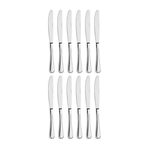 Opera 8"  Silver Stainless Steel Dessert knife 18/0 (Set of 12)