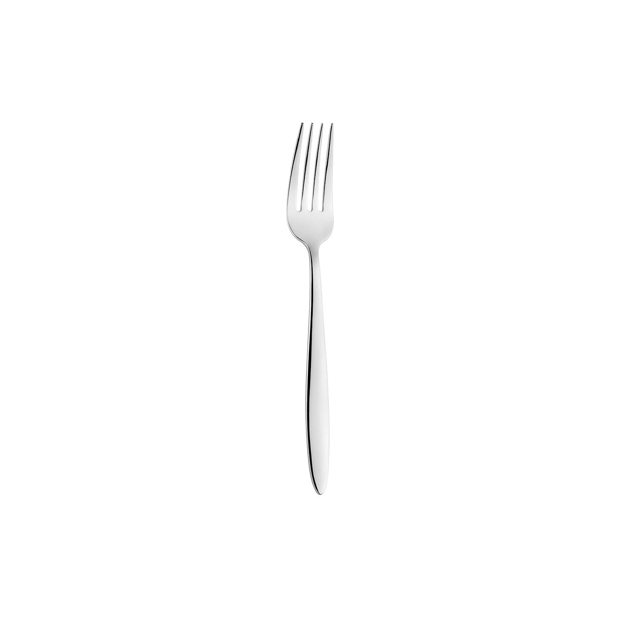 Flatware Sonate 7"  Silver Stainless Steel Dessert Fork 18/10 (Set of 12)