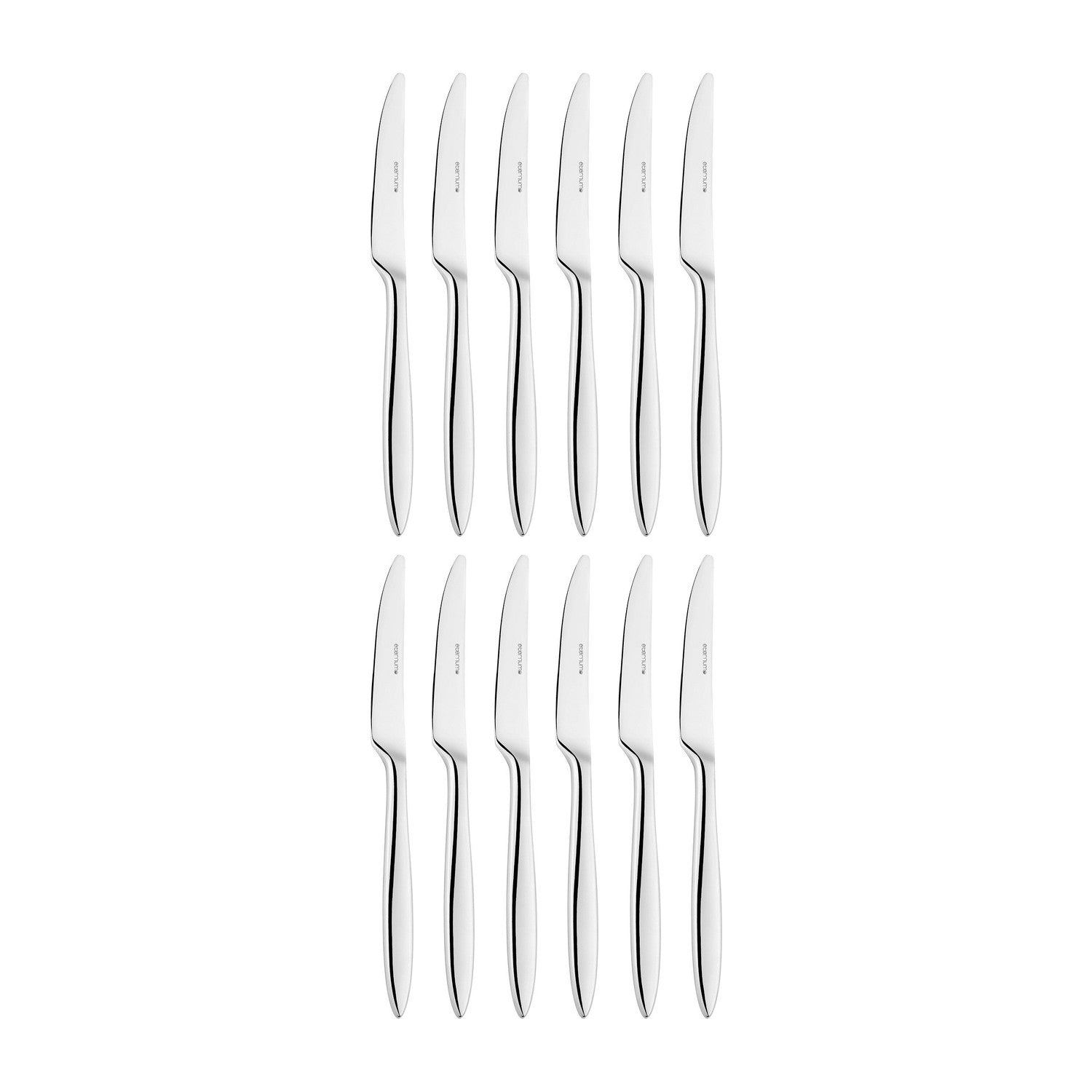 Sonate 8.5"  Silver Stainless Steel Dinner Knife Mono 18/10 (Set of 12)