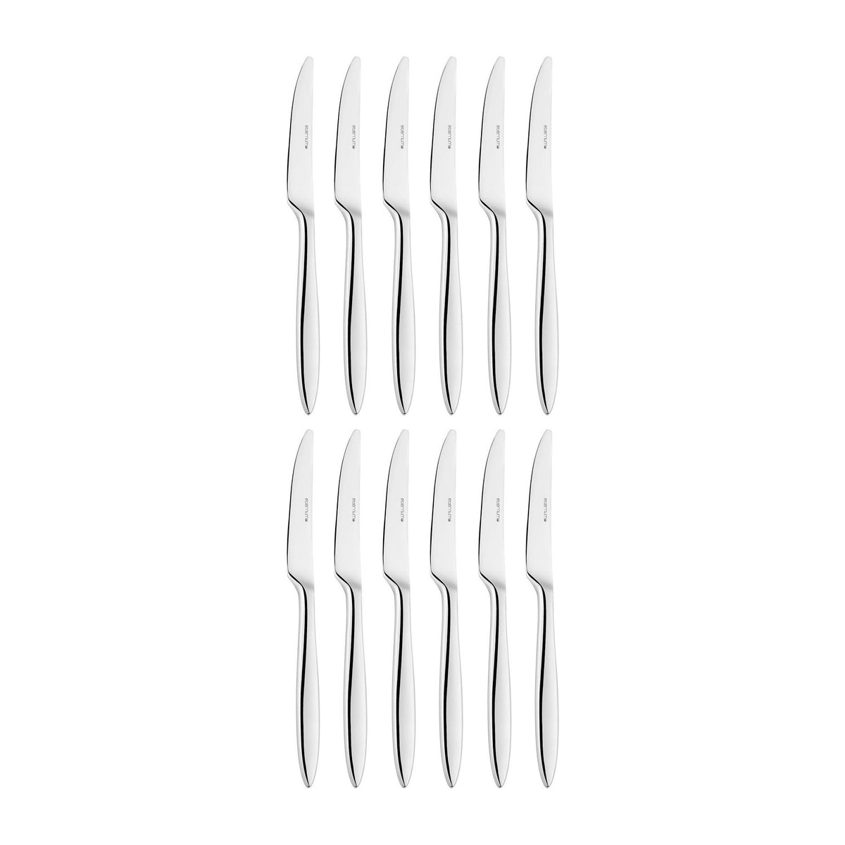 Sonate 8.5"  Silver Stainless Steel Dinner Knife Mono 18/10 (Set of 12)
