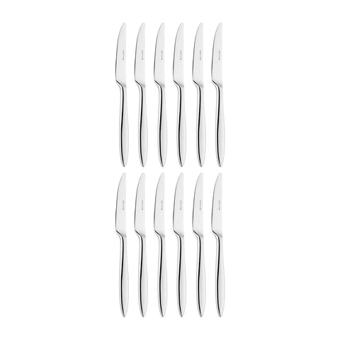 Sonate 8.5"  Silver Stainless Steel Dinner Knife Mono 18/10 (Set of 12)