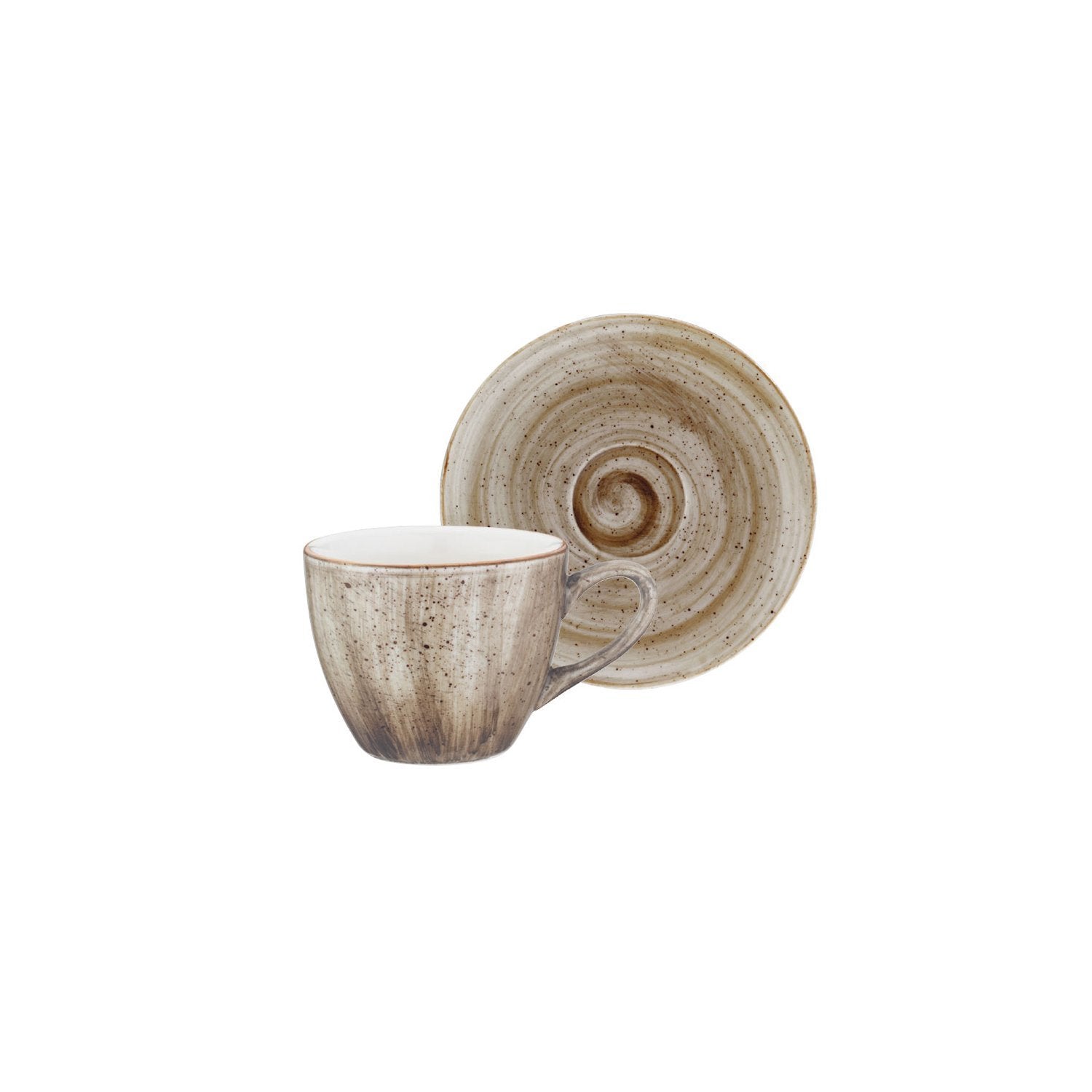 Terrain Bistro 3 oz. Espresso Cup+Saucer Set for 4