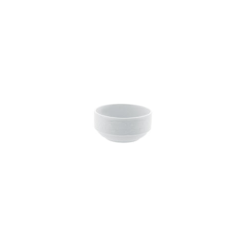Flora dia.4" h:2.75" 8 oz. Round White Porcelain Bowl (Set of 4)