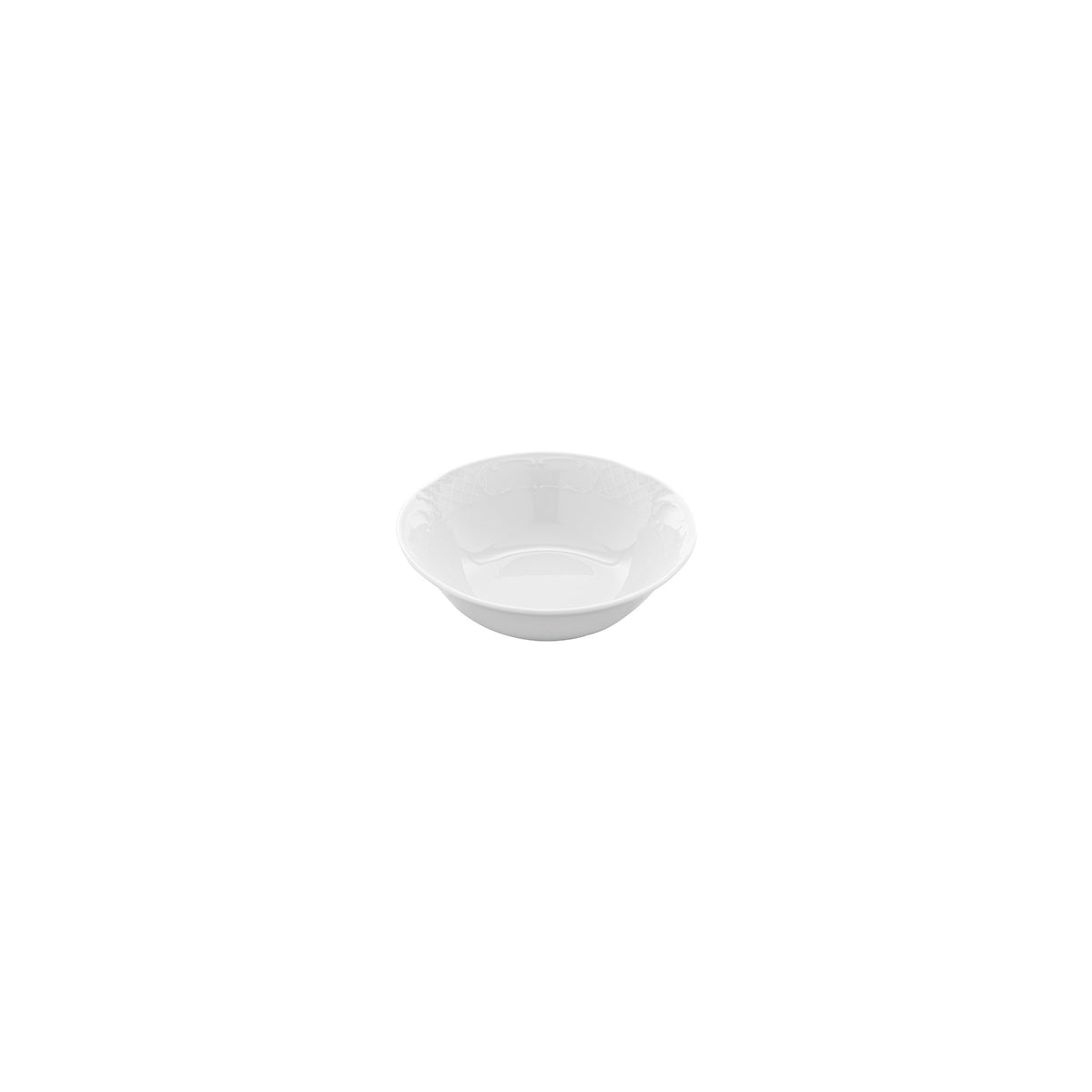 Flora dia.5.5" h:1.75" 10 oz. Round White Porcelain Bowl (Set of 4)