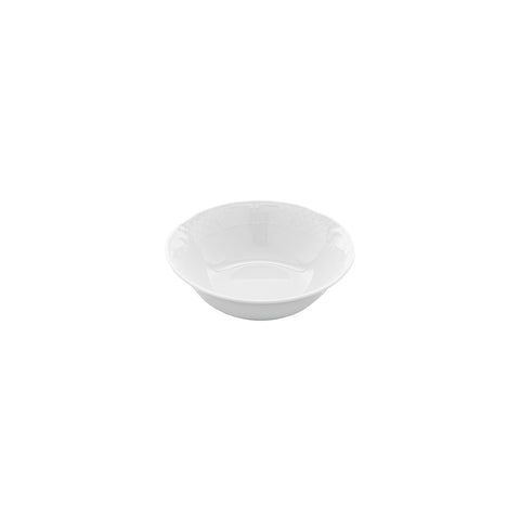 Flora dia.7.5" h:2.5" 25 oz. Round White Porcelain Bowl (Set of 4)