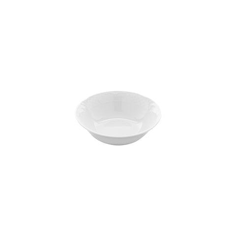 Flora dia.7.5" h:2.5" 25 oz. Round White Porcelain Bowl (Set of 4)