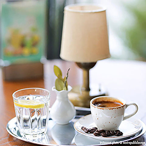 Grain Bistro 3 oz. Espresso Cup+Saucer Set for 4
