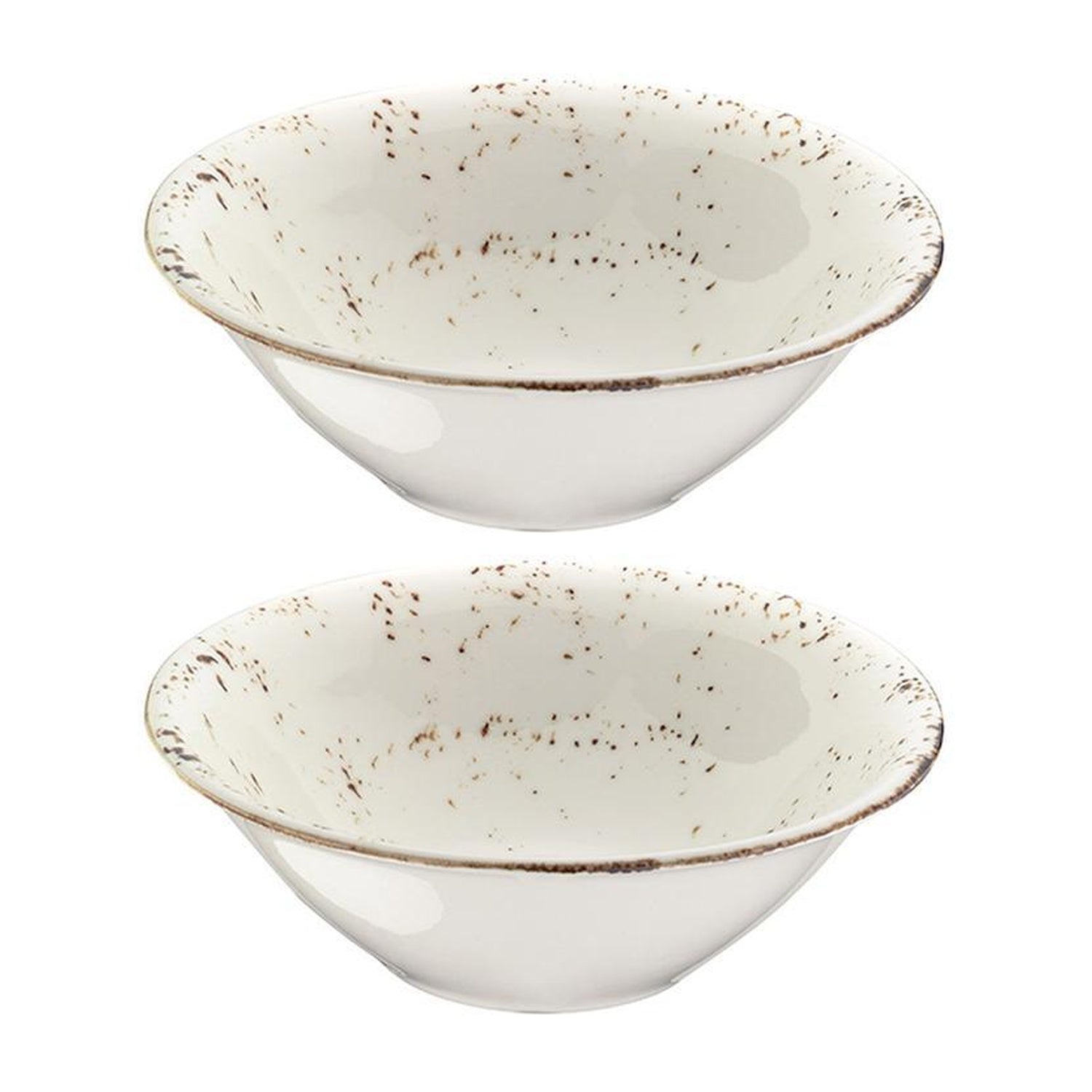 Bonna China Grano dia.8" h:2.5" 30 oz. Round Decorated Porcelain Bowl (Set of 2)