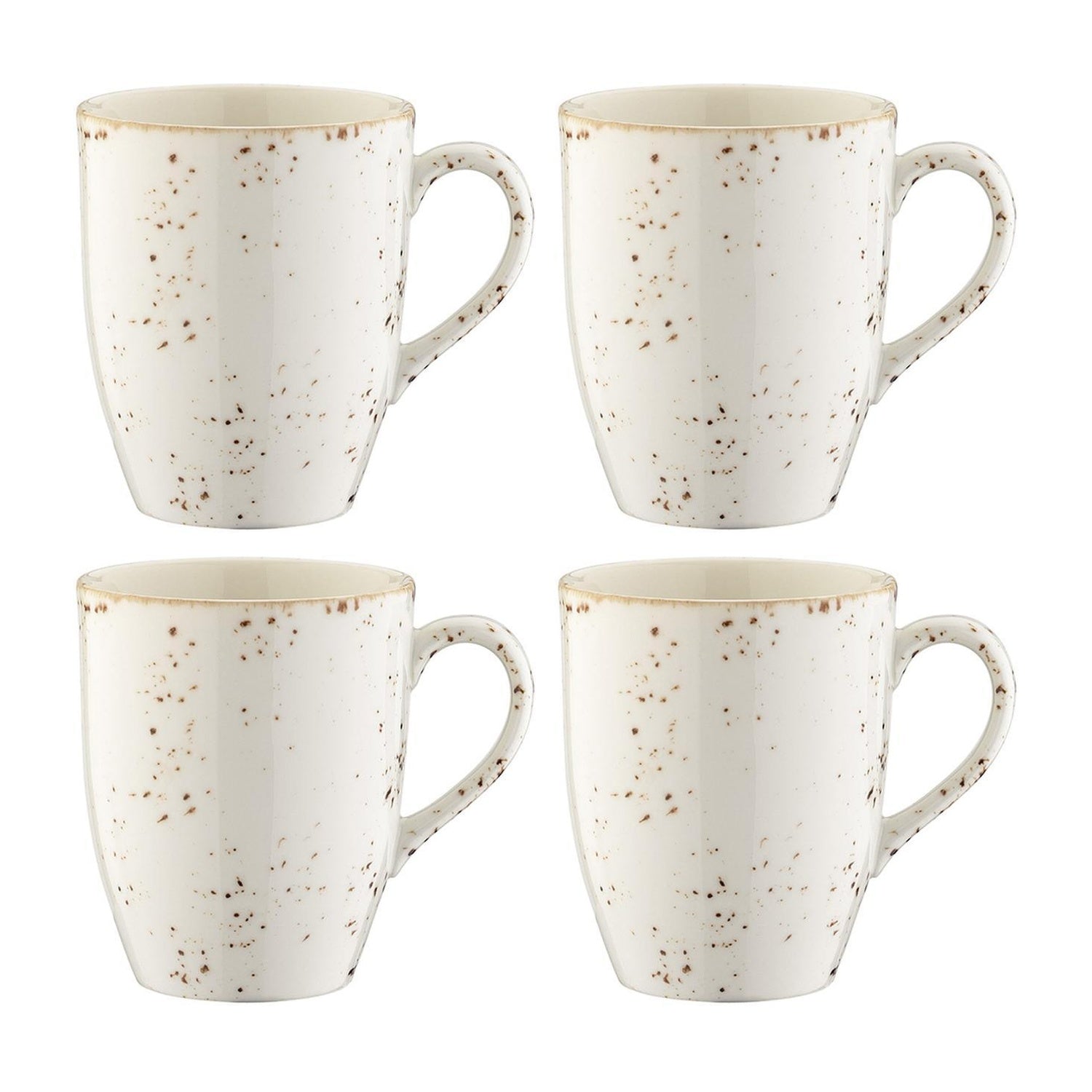 Bonna China Grano dia.3.25" h:4.25" 11 oz. Round Decorated Porcelain Mug (Set of 4)