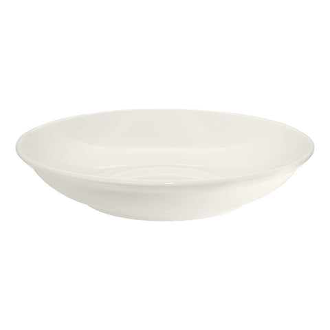 Bonna China Gourmet dia.8" h:1.5" 17 oz. Round Warm White Porcelain Bowl (Set of 4)