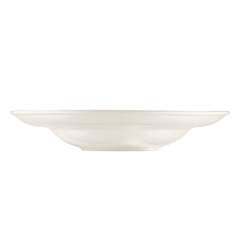 Bonna China Gourmet dia.9.5" h:2" 14 oz. Round Warm White Porcelain Bowl (Set of 2)