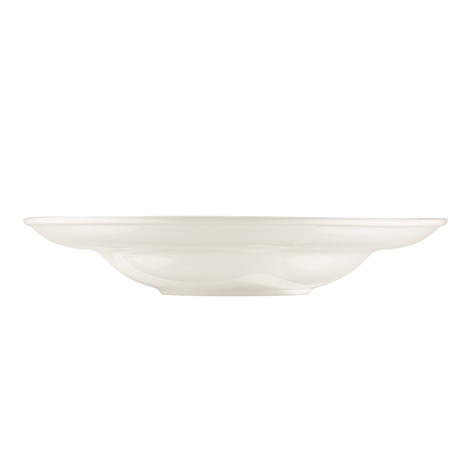 Bonna China Gourmet dia.11.75" h:2.5" 19 oz. Round Warm White Porcelain Bowl (Set of 2)