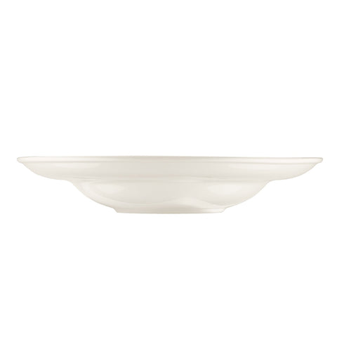 Bonna China Gourmet dia.11.75" h:2.5" 19 oz. Round Warm White Porcelain Bowl (Set of 2)