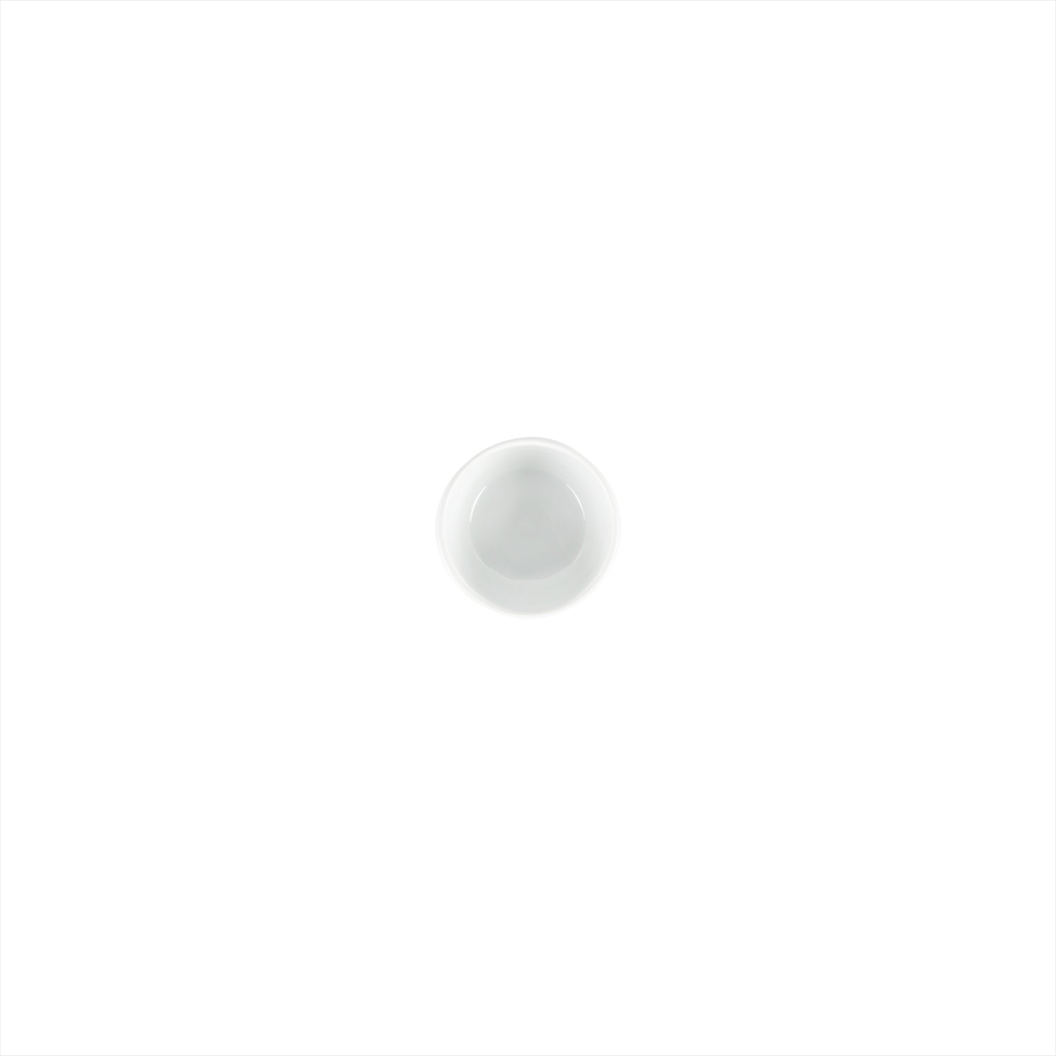 Porcelain Lizbon dia.3" h:1.25" 3 oz. Round White Porcelain Bowl (Set of 4)