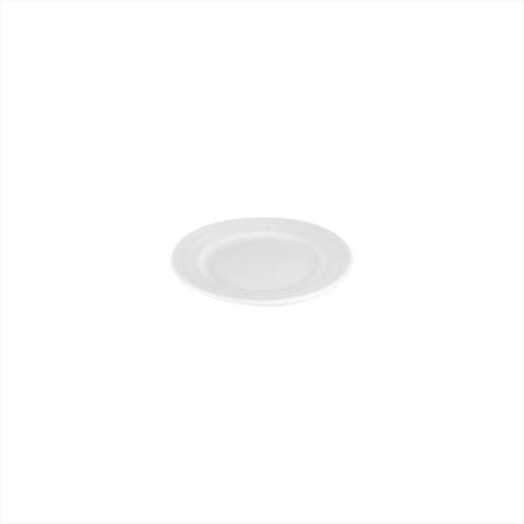 Porcelain Lizbon dia.6.25" Round White Porcelain Plate (Set of 4)