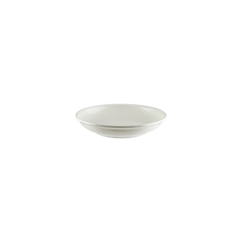 Bonna China Loop dia.8" h:1.5" 17 oz. Round Warm White Porcelain Bowl (Set of 4)